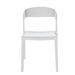 Chaise moderne polypropylène blanc Adel - Photo n°3