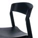 Chaise moderne polypropylène noir Adel - Photo n°5