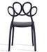 Chaise moderne polypropylène noir Maximiliano - Photo n°4