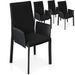 Chaise noire design Yone - Lot de 4 - Photo n°1