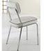 Chaise originale style années 60 bande blanche - Lot de 2 - Photo n°4