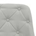 Chaise pivotante de bureau Gris clair Tissu 4 - Photo n°8