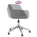 Chaise pivotante de bureau Gris clair Tissu - Photo n°6