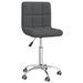 Chaise pivotante de bureau Gris foncé Tissu 12 - Photo n°1