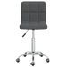 Chaise pivotante de bureau Gris foncé Tissu 12 - Photo n°3