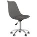 Chaise pivotante de bureau Gris foncé Tissu - Photo n°2