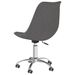 Chaise pivotante de bureau Gris foncé Tissu - Photo n°5