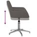 Chaise pivotante de bureau Gris foncé Tissu - Photo n°7