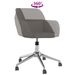 Chaise pivotante de bureau Gris foncé Tissu - Photo n°6