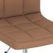 Chaise pivotante de bureau Marron Tissu 14 - Photo n°7