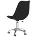 Chaise pivotante de bureau Noir Tissu - Photo n°5