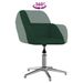 Chaise pivotante de bureau Vert foncé Tissu - Photo n°6