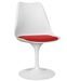 Chaise pivotante TULIPA Premium blanche – Coussin en simili cuir – Structure renforcée haut de gamme - Photo n°1
