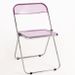 Chaise pliante rose Marta - Lot de 4 - Photo n°1