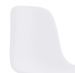 Chaise polypropylène blanc et pieds bois clair Mee - Lot de 2 - Photo n°6