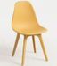Chaise polypropylène jaune Brink - Lot de 2 - Photo n°1
