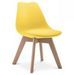 Chaise pour enfant TULA style nordique - Assise en simili cuir et pieds en bois clair - Photo n°1