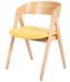 Chaise premium MERKA – Structure en bois et assise en tissu confortable - Photo n°1
