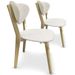 Chaise Scandi Crème - Lot de 2 - Photo n°1