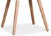Chaise scandinave avec accoudoirs bois naturel et tissu gris foncé Walter - Photo n°4