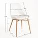 Chaise scandinave Kany - Confort en simili cuir et pieds en bois naturel - Photo n°6