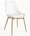 Chaise scandinave Kany - Confort en simili cuir et pieds en bois naturel - Photo n°7