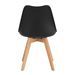 Chaise scandinave premium Karyna – Assise en simili cuir et pieds en bois de Hêtre - Photo n°5