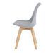 Chaise scandinave premium Karyna – Assise en simili cuir et pieds en bois de Hêtre - Photo n°4