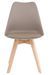 Chaise scandinave premium Karyna – Assise en simili cuir et pieds en bois de Hêtre - Photo n°3