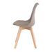 Chaise scandinave premium Karyna – Assise en simili cuir et pieds en bois de Hêtre - Photo n°4