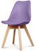Chaise scandinave violet Keny - Lot de 2 - Photo n°1