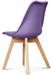 Chaise scandinave violet Keny - Lot de 2 - Photo n°4
