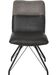 Chaise simili cuir noir et pieds métal noir Collin - Lot de 2 - Photo n°2