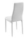 Chaise simili cuir blanc et pieds métal blanc Rolina - Lot de 4 - Photo n°2