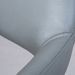 Chaise simili cuir gris et pieds métal chromé Seden - Lot de 2 - Photo n°6