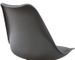 Chaise simili cuir gris et pieds métal noir Neman - Lot de 4 - Photo n°6