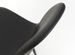 Chaise simili cuir noir et pieds métal noir Danita - Lot de 4 - Photo n°4