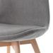 Chaise style scandinave tissu doux et pieds bois de hêtre Romba - Photo n°6