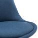 Chaise tissu bleu et pieds hêtre massif Palit - Lot de 2 - Photo n°4