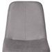 Chaise tissu gris clair et pieds métal effet bois naturel Klory - Photo n°6