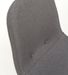 Chaise tissu gris et pieds métal effet bois Mosac - Lot de 4 - Photo n°3