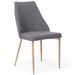Chaise Tissu Gris foncé Dolly - Lot de 4 - Photo n°1