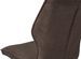 Chaise tissu marron et pieds métal noir Tachel - Lot de 4 - Photo n°6