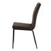 Chaise confort Teva – Tissu matelassé et pieds métal noir pour intérieur moderne - Photo n°5