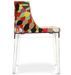 Chaise transparente et imprimée floral Delice - Photo n°2