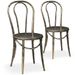 Chaises bistrot Bronze Coste - Lot de 2 - Photo n°1
