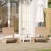 Chaises de jardin lot de 2 60x64x70,5 cm bois massif de pin - Photo n°1