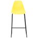 Chaises haute de bar jaune et noir Skoza - Lot de 2 - Photo n°3