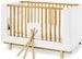 Chambre bébé 2 pièces laqué blanc et bois clair Boks 70x140 cm - Photo n°2