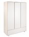 Chambre bébé Capri lit 70x140 cm commode et armoire bois clair et blanc - Photo n°6